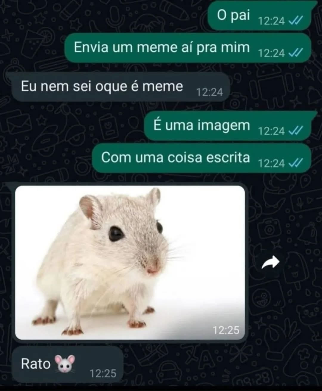 Meu pai mandou um meme... e eu nunca mais fui o mesmo