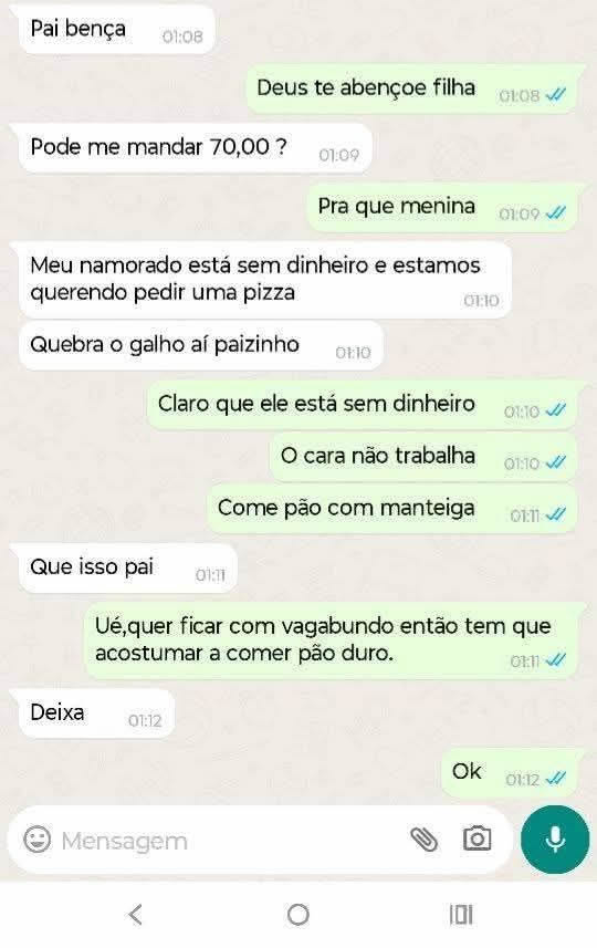 Pediu R$70, ganhou foi uma lição de vida!