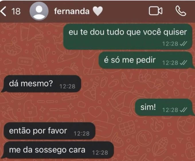 Prometi o mundo… ela pediu distância