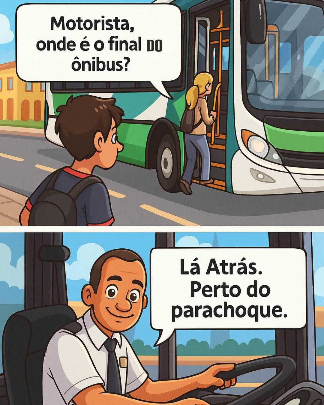 Quando a pergunta é burra, a resposta vem com GPS de sarcasmo Quando a pergunta é burra, a resposta vem com GPS de sarcasmo