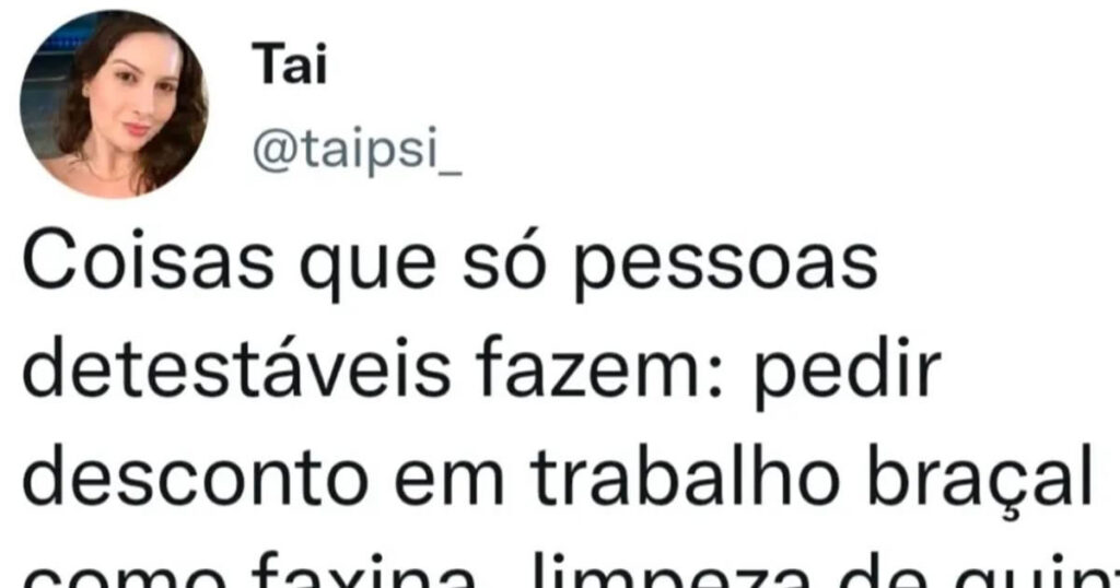 Quer desconto? Vai limpar tua consciência primeiro Quer desconto? Vai limpar tua consciência primeiro