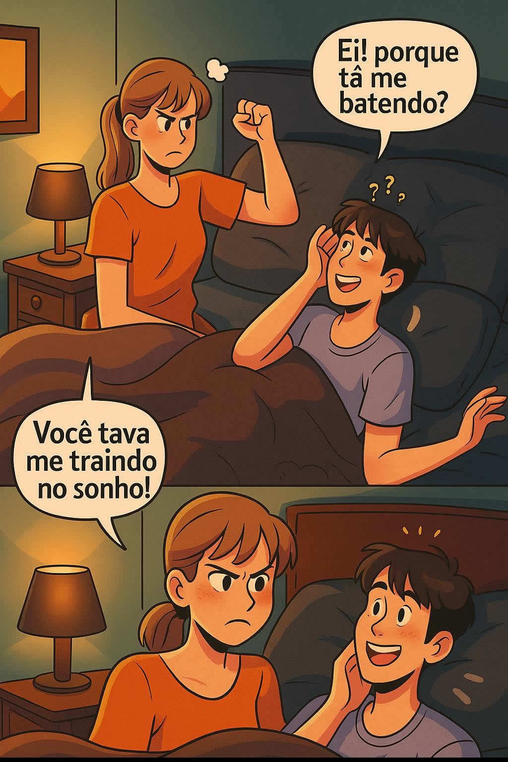 Sonhei que você me traiu. Acordei. E continuei o barraco. Sonhei que você me traiu. Acordei. E continuei o barraco.
