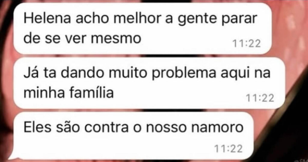 Descobriu que o boy não tinha só família contra… ele ERA a própria família