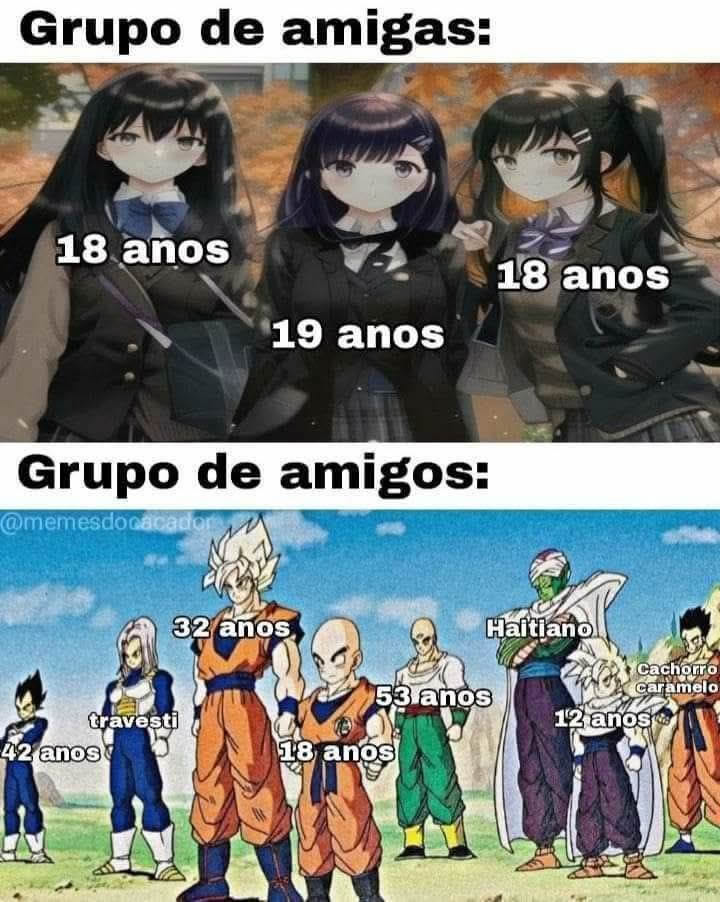 Grupo de amigos: A seleção mais aleatória da história Grupo de amigos: A seleção mais aleatória da história