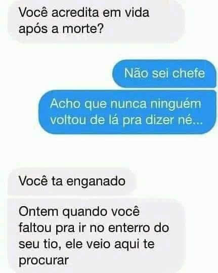Quando o fantasma é mais pontual que você no trabalho Quando o fantasma é mais pontual que você no trabalho