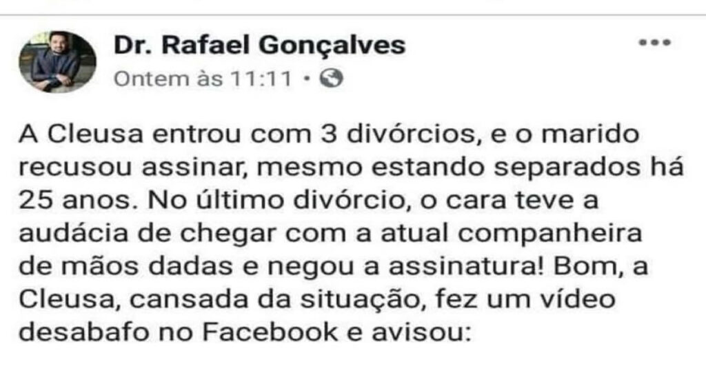 Cleusa, o divórcio e o plano pelado mais genial do ano! Cleusa, o divórcio e o plano pelado mais genial do ano!
