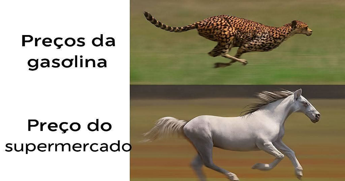 Corrida da vida real: Preços disparam, salário engatinha