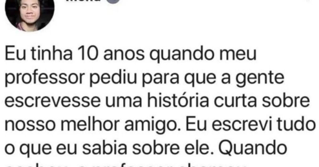 Descobri na redação que eu era só colega de classe Descobri na redação que eu era só colega de classe