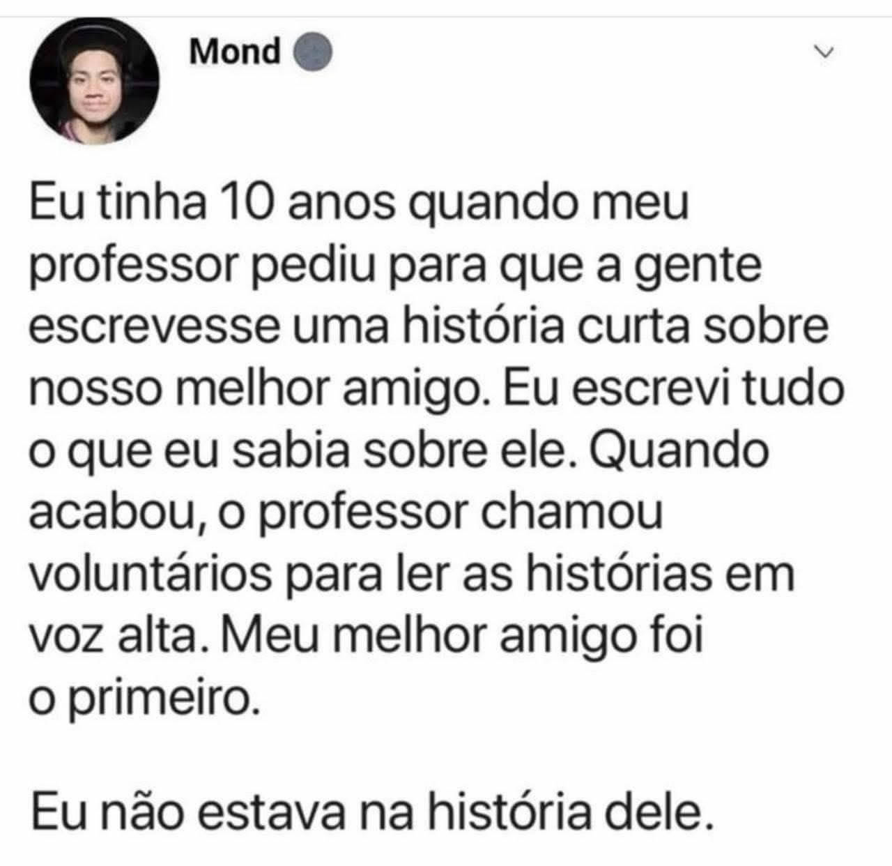 Descobri na redação que eu era só colega de classe Descobri na redação que eu era só colega de classe