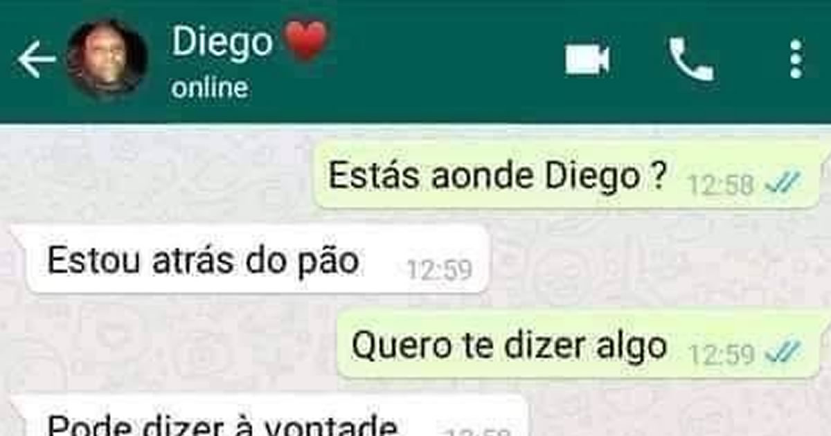 Diego, o primeiro homem a trocar ciúmes por vale-alimentação