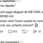 Matemática do aluguel: o cálculo que só funciona na casa dos outros