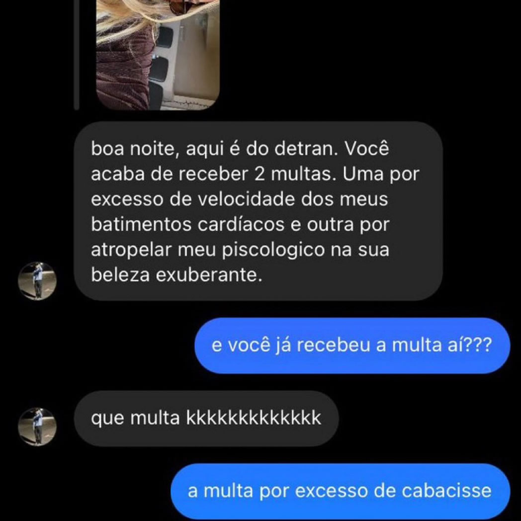 Multado pelo Detran do amor e reprovado no exame da cantada Multado pelo Detran do amor e reprovado no exame da cantada