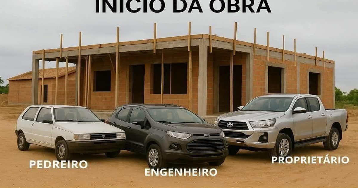 Na obra todo mundo enrica… Menos o dono da casa
