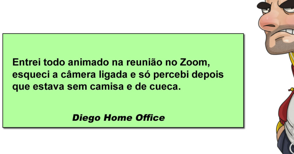 O dia em que minha cueca apresentou o relatório no Zoom O dia em que minha cueca apresentou o relatório no Zoom