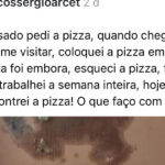 Pizza esquecida embaixo da cama vira obra de arte radioativa