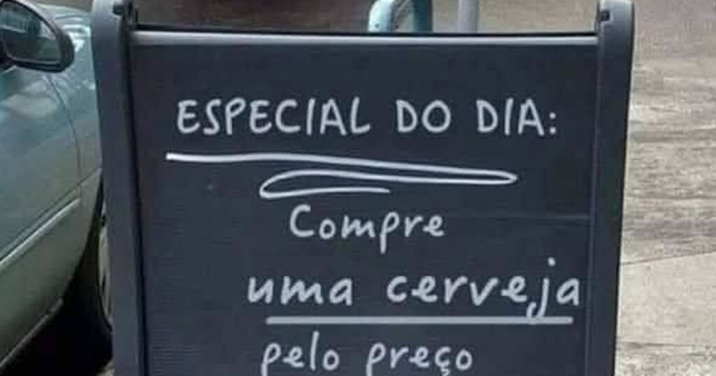 Promoção de bar: A arte de pagar o dobro e sair feliz
