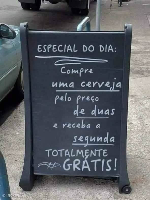 Promoção de bar: A arte de pagar o dobro e sair feliz Promoção de bar: A arte de pagar o dobro e sair feliz
