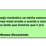 Quando o beijo romântico vira cena de filme de ação