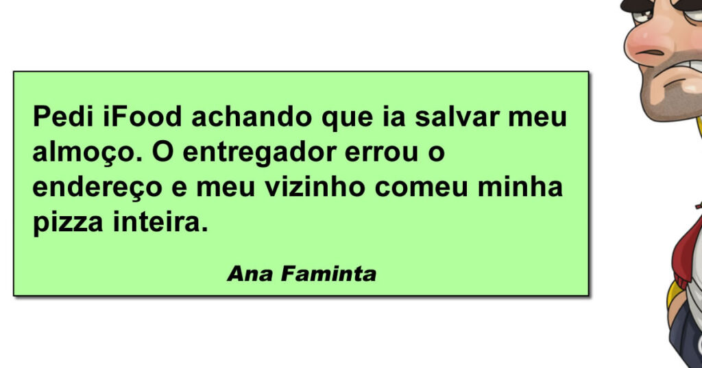 Quando o vizinho vira o verdadeiro cliente do iFood Quando o vizinho vira o verdadeiro cliente do iFood