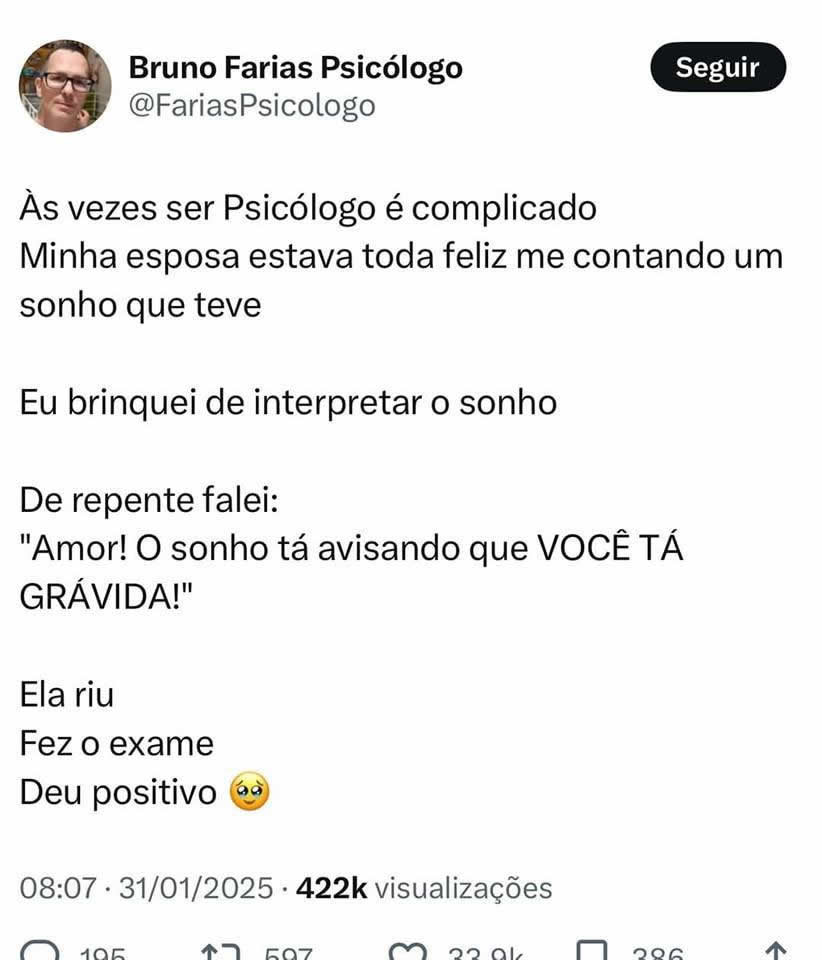 Quando a psicanálise vira teste de gravidez gratuito Quando a psicanálise vira teste de gravidez gratuito