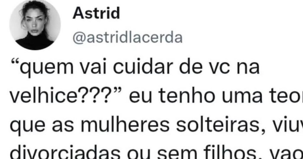 Velhice feminina em república, velhice masculina em solidão