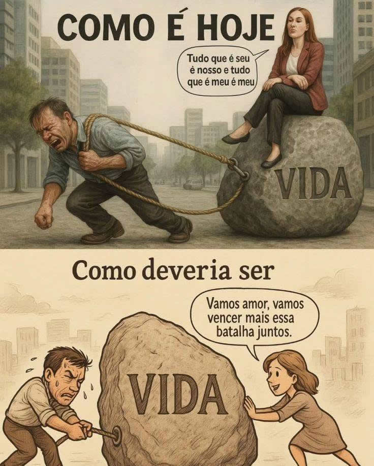 Vida a dois: Ou puxa junto ou senta em cima do boleto