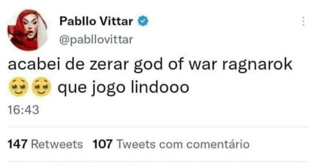 Zerou o God of War, mas não zerou a problematização Zerou o God of War, mas não zerou a problematização
