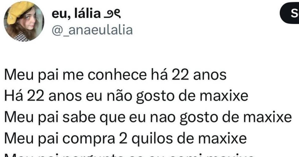 A guerra fria do maxixe: um pai, uma filha e um trauma alimentício
