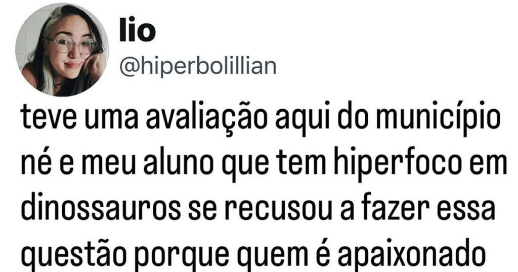 Ele marcou o próprio nome e passou na prova da vida