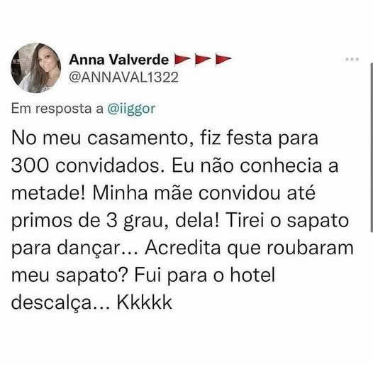 Noiva perde o sapato no casamento e vai pra lua de mel descalça – o conto de fadas versão brasileira!