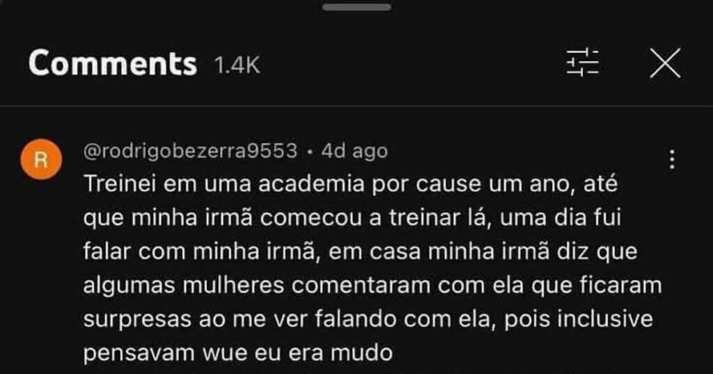 O dia em que a academia descobriu que o aluno mudo… falava O dia em que a academia descobriu que o aluno mudo… falava