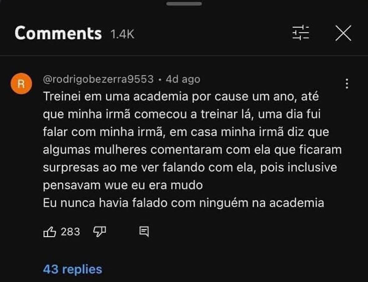 O dia em que a academia descobriu que o aluno mudo… falava