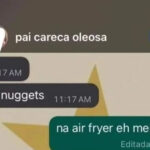 Pai raiz não acredita em air fryer - só confia no óleo e em Deus!