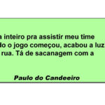 Quando o apagão vem no mesmo horário do apito inicial