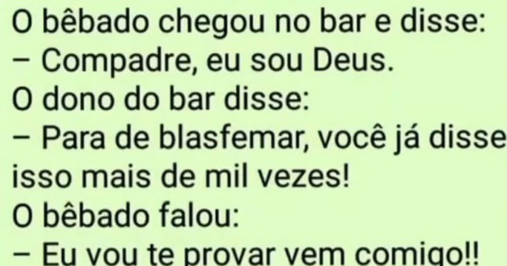 Quando o Espírito Santo vem em forma de cachaça
