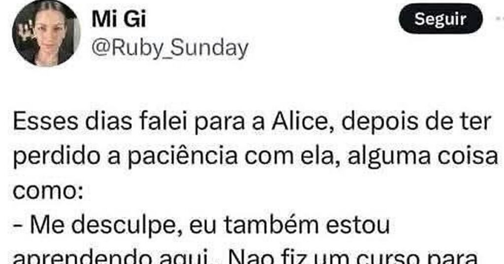 Quando o filho vira professor e você paga o mico na aula