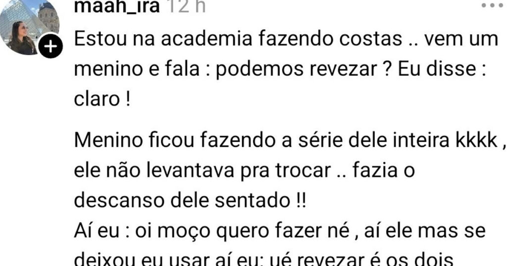 Revezar não é sentar e dominar o trono da academia Revezar não é sentar e dominar o trono da academia