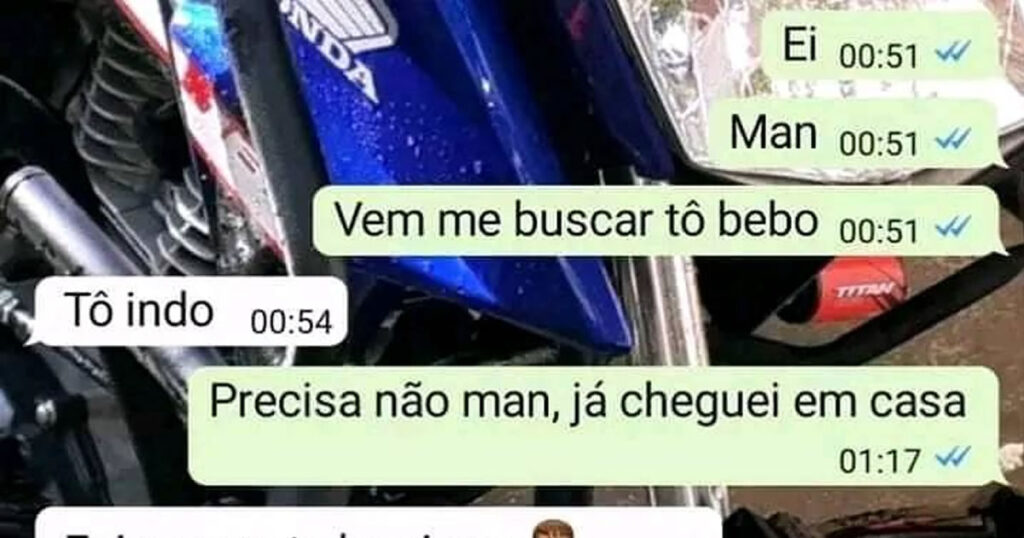 Teleportei? Não, só tava bêbado mesmo!