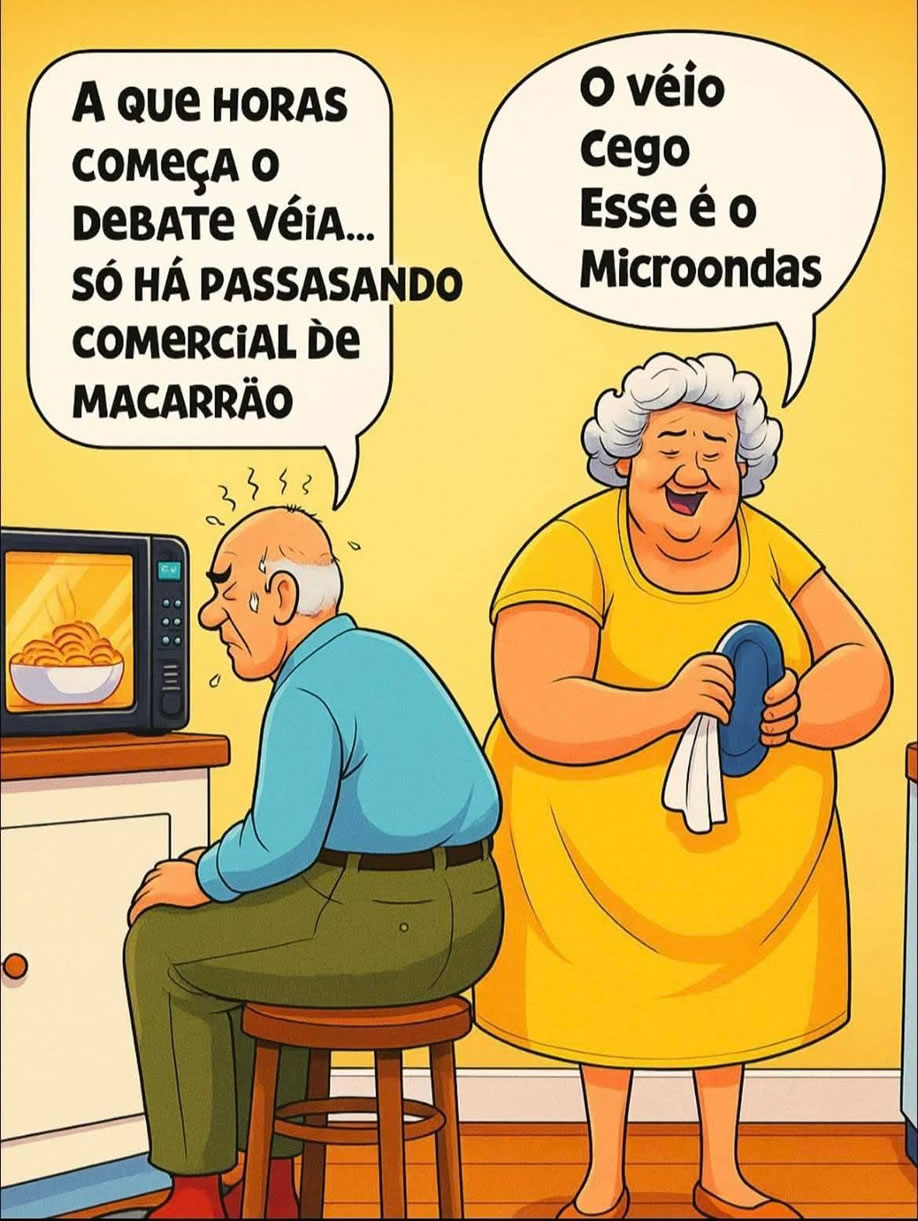 Véio confunde micro-ondas com TV e vira eleitor do macarrão instantâneo! Véio confunde micro-ondas com TV e vira eleitor do macarrão instantâneo!