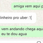 A amizade que não paga Uber, mas oferece água