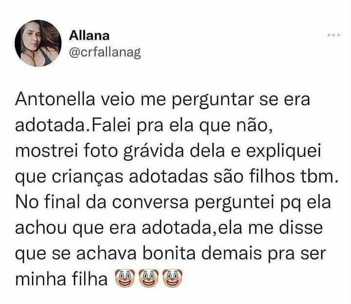 A criança que deu uma voadeira na autoestima da mãe A criança que deu uma voadeira na autoestima da mãe