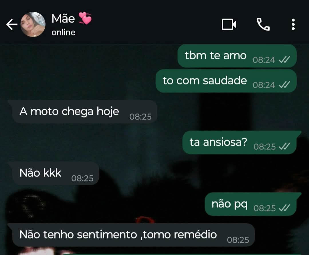 A evolução emocional em forma de mãe: nem sente, nem sofre