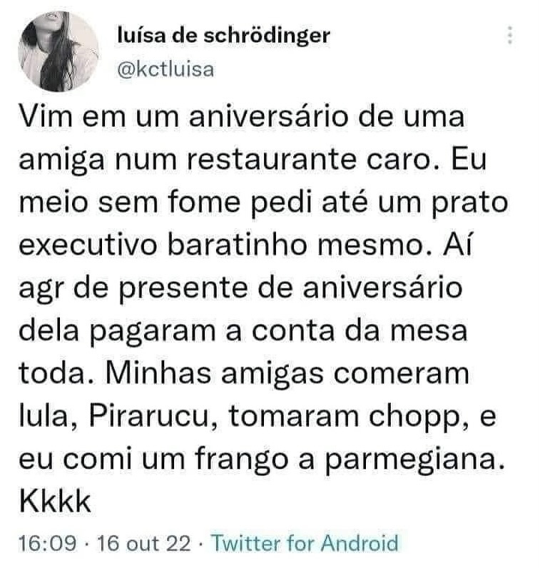 A vingança do frango à parmegiana: a humildade sai cara A vingança do frango à parmegiana: a humildade sai cara