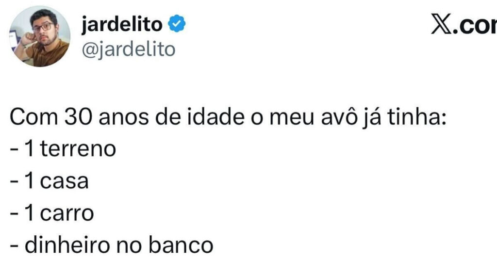 Adulto de 30 anos: O upgrade que deu downgrade