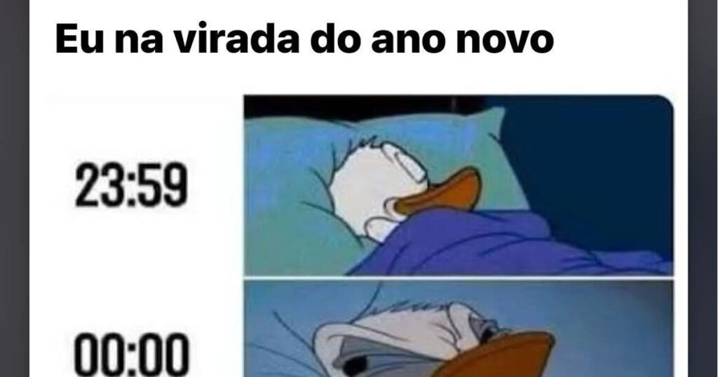Ano novo, mesmo sono: O réveillon mais realista do Brasil