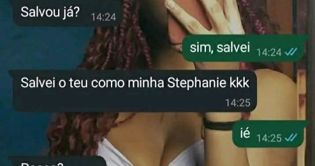 Do “salvou já?” ao bloque em 5 minutos — Um romance versão WhatsApp