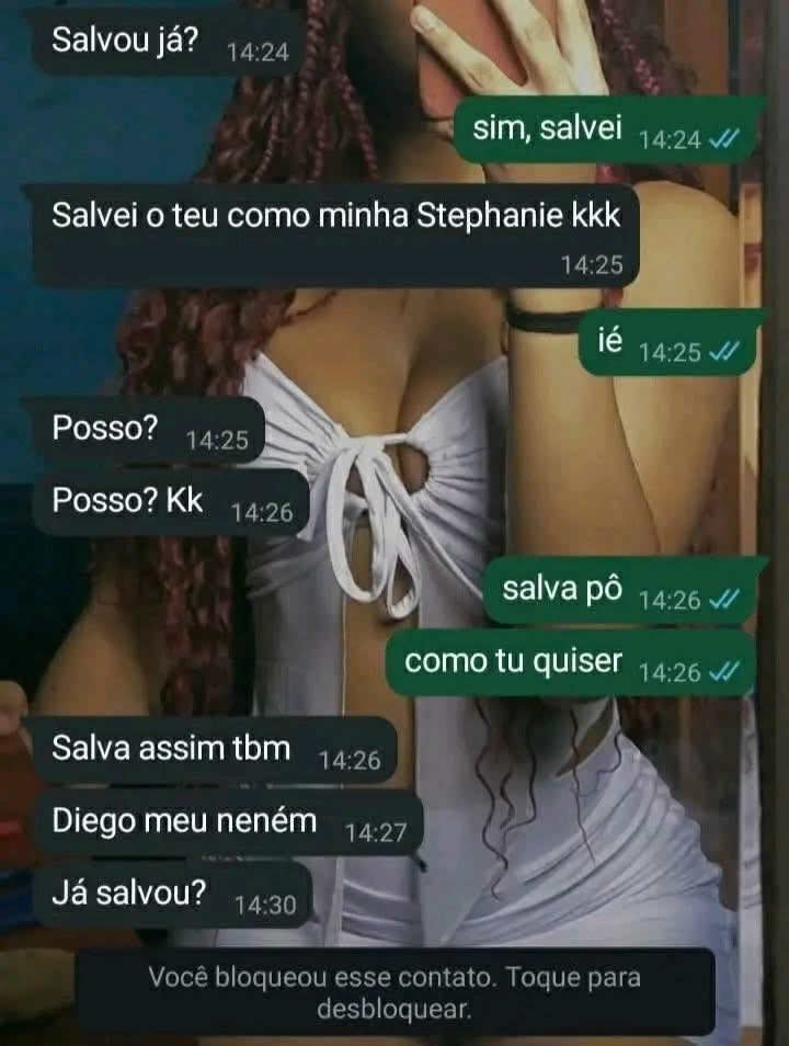 Do “salvou já?” ao bloque em 5 minutos — Um romance versão WhatsApp Do “salvou já?” ao bloque em 5 minutos — Um romance versão WhatsApp