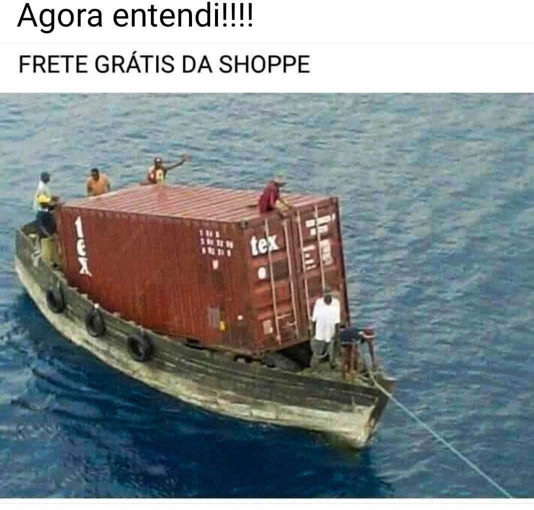 Frete grátis: A odisseia Marítima da Shopee