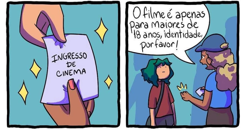 Me pediram o RG e agora acredito novamente na beleza da vida