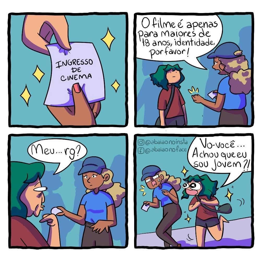 Me pediram o RG e agora acredito novamente na beleza da vida